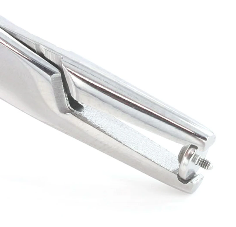 Pliers for dermal anchor discs