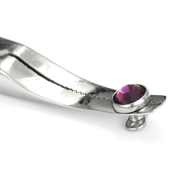 Tongs for dermal anchor