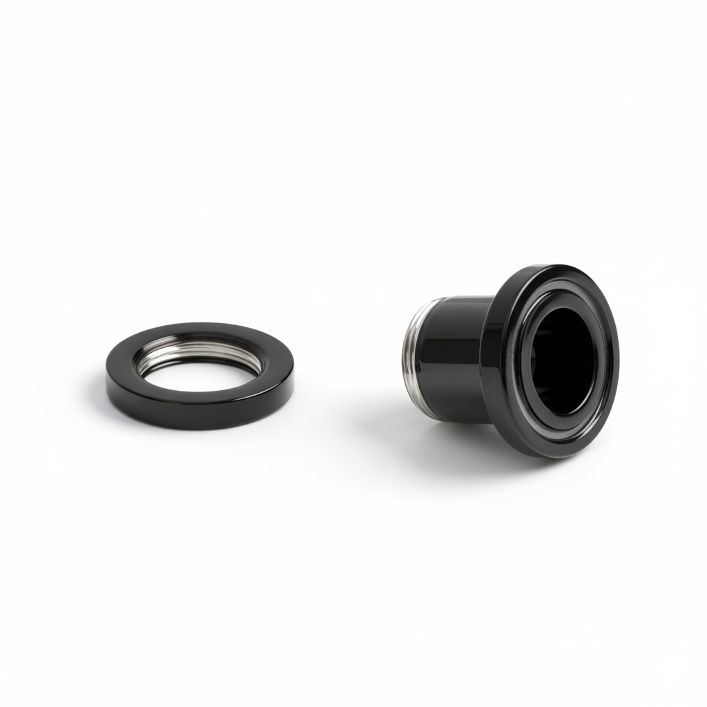Black Tunnel with mother of pearl edge