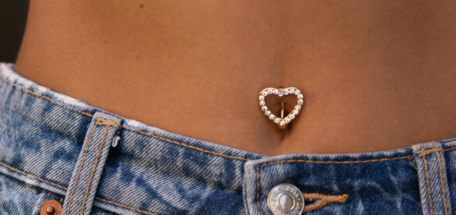 How to heal belly piercing