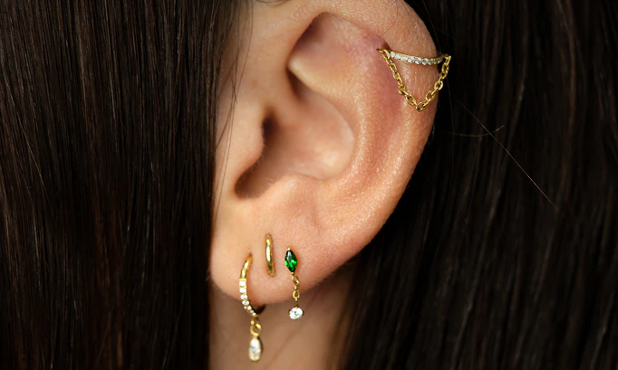 Σκουλαρίκια piercing helix τιτανίου